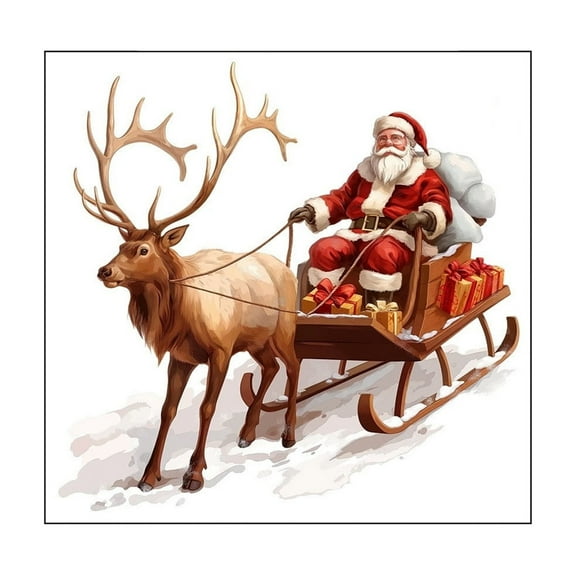 PEIBang Christmas Window Clings,Santa Claus Window Stickers Decals,Xmas Decorations Clings for Holiday Party Supplies