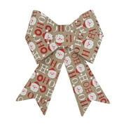 PEIBang Christmas Wreath Bows,Christmas Tree Topper Ornament Xmas Craft Bows Hanging Decorative Bows for Indoor Outdoor Decoration Party Supplies