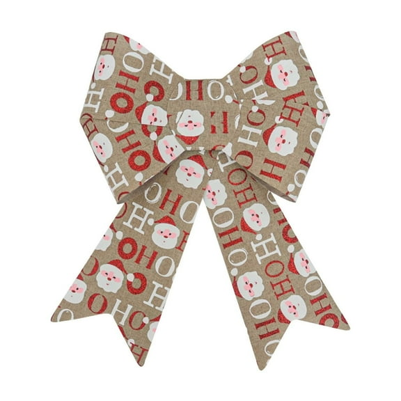 PEIBang Christmas Wreath Bows,Christmas Tree Topper Ornament Xmas Craft Bows Hanging Decorative Bows for Indoor Outdoor Decoration Party Supplies