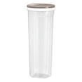 thumbnail image 1 of PEIBang Clear Plastic Jars with Lid,Food Storage Container Jar,Refillable Kitchen Storage Containers for Dry Food,Coffee,Nuts, 1 of 4