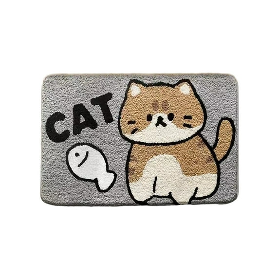 PEIBang Cute Bath Rug 16x24 Inch,Non Slip Absorbent Shower Mat for Bathroom,Non Slip Absorbent Bathroom Mat Machine Washable Rugs for Shower