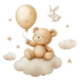 thumbnail image 1 of PEIBang Cute Bear Wall Decal Sticker,Self-Adhesive Home Decor for Kitchen,Living Room,Restaurant Walls, 1 of 6