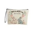 thumbnail image 1 of PEIBang Cute Rabbit Cosmetic Bag with Zipper,Easter Travel Toiletry Bag Bunny Cosmetic Pouch for Women,Easter Gifts, 1 of 6