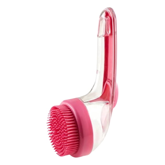 PEIBang Dog Bath Brush,2 in 1 Pet Bath Brush,Soft Dog Scrubber Shower Brush with Shampoo Dispenser for Long Short Haired Dogs Cats