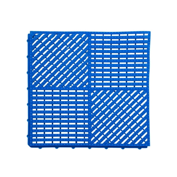 PEIBang Drainage Mats Interlocking Rubber Floor Tiles,12"x12" Non Slip Floor Tiles Deck Mats,Modular Interlocking Cushion for Garage Bathroom Patio