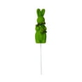 thumbnail image 1 of PEIBang Easter Bunny Picks,15" Flocked Bunny Picks Easter Rabbit Ornament with Bow for Spring Floral Arrangement Table Centerpiece Home Decor, 1 of 6