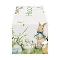 thumbnail image 1 of PEIBang Easter Table Runner 13x72 Inch,Easter Bunny Table Runners Kitchen Dining Table Decoration for Easter Home Party, 1 of 6