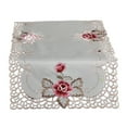 thumbnail image 1 of PEIBang Embroidered Flower Tablecloth,Washable Reusable Table Protector Decorative Table Cover for Kitchen Home Dining Wedding Party, 1 of 6