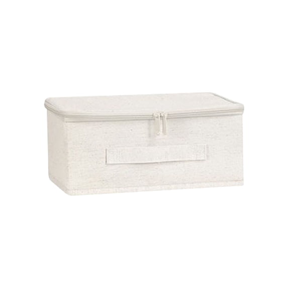 PEIBang Foldable Storage Bin,12x8x5 Inch Stackable Storage Box,Clothes Container Organizer with Handle for Closet Storage
