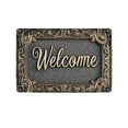 thumbnail image 1 of PEIBang Front Door Mat,Welcome Door Mats Outdoor Indoor,Stain Resistant Non-Slip Rubber Backing Low Profile Doormat for Entryway, 1 of 6