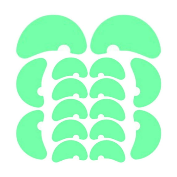 PEIBang Halloween Glowing Ghost Eyes Stickers 8 Pairs Indoor Outdoor Scary Decor 4.84x4.84x0.78 in Green PVC Wall Window Door Yard Hanging Spooky Decoration