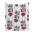 thumbnail image 1 of PEIBang Halloween Throw Blanket,Scary Spooky Blanket Gifts,40x30 Inch Flannel Plush Blankets for Bed,Couch,Sofa Chair,Living Room, 1 of 6