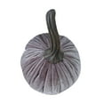 thumbnail image 1 of PEIBang Halloween Velvet Pumpkins Decor 6 Pack 5.91in Soft Stuffed Fall Thanksgiving Home Decor in Purple Orange Gold White Gray Olive, 1 of 7