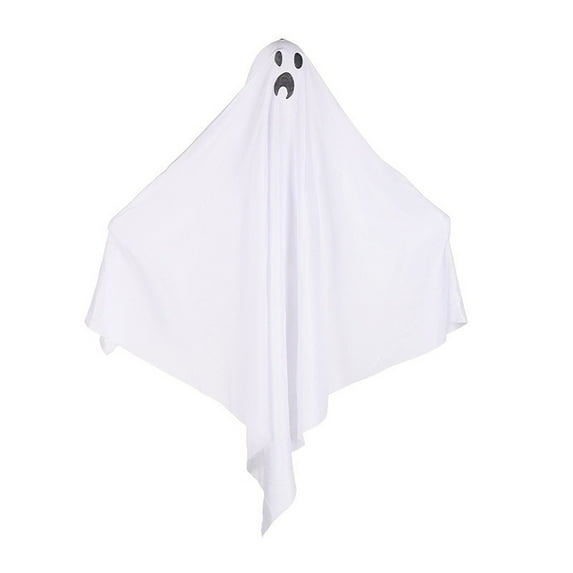 PEIBang Halloween White Ghost Decorations 12.00 Inch Hanging Spooky Ghosts for Indoor Outdoor Porch Patio Yard Party Decor