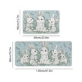 thumbnail image 1 of PEIBang Happy Easter Kitchen Rugs Set of 2,Bunny Rabbits Kitchen Mats Low Profile Floor Mat for Easter Holiday Party Home Decoration, 1 of 6