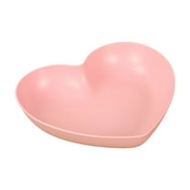 PEIBang Heart Shaped Plates,Heart Shaped Dinner Plates Dinnerware Dishes for Valentine's,Birthday,Bridal Showers Party Supplies