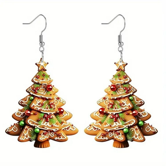 PEIBang Holiday Earrings for Women,Christmas Tree Earrings Christmas Jewelry