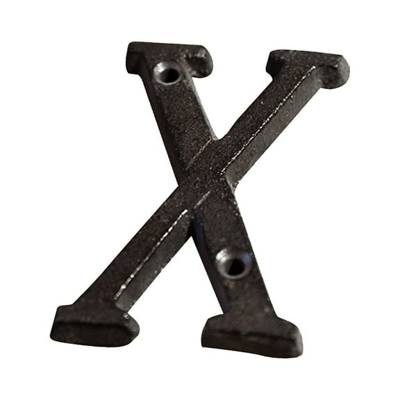 PEIBang House Letters for Outside,3 Inch Cast Iron Anti-Rust Home Address Mailbox Numbers for Home,Office