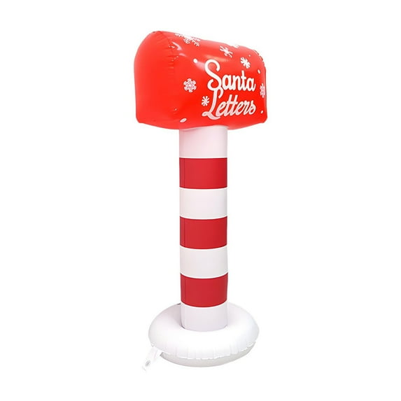 PEIBang Inflatable Christmas Outdoor Decorations,Inflatable Xmas Mailbox with Built-in LED Lights for Christmas Outdoor Yard Lawn Garden Decorations