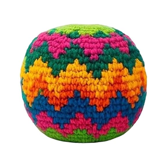 PEIBang Knitted Kickball Sack for Adults,Assorted Colors Kick Sack,Juggling Ball Footbag for Indoor and Outdoor Games