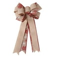 thumbnail image 1 of PEIBang Large Christmas Wreath Bows,Christmas Snowflakes Bows for Wreath,Tree Topper Ribbon Bows for Home Indoor Outdoor Decoration,Party Supplies, 1 of 8