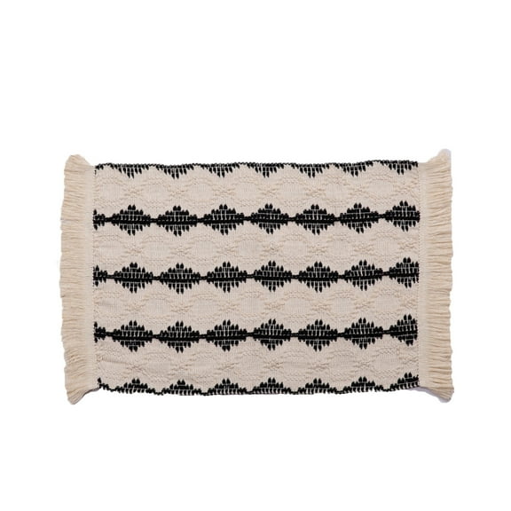 PEIBang Macrame Placemats,Handmade Cotton Woven Placemats,Modern Fringe Placemats for Dining Table,Kitchen,Wedding Decor