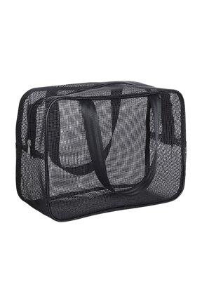 Mesh Shower Bag,Portable Mesh Shower Caddy,Quick Dry Tote Bag with Zipper,Toiletry Organizer Bag for Gym Travel Swimming Beach