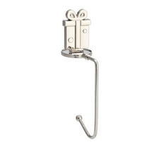 PEIBang Metal Christmas Stocking Hooks Fireplace Mantel Hanger,Heavy Duty Alloy Holder,No Screws Needed for Holiday Decor