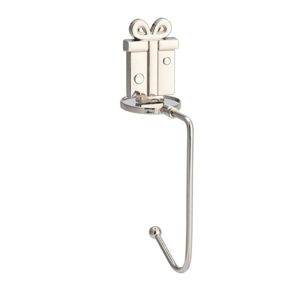 PEIBang Metal Christmas Stocking Hooks Fireplace Mantel Hanger,Heavy Duty Alloy Holder,No Screws Needed for Holiday Decor