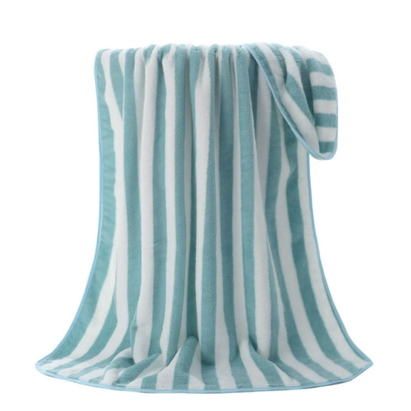 PEIBang Microfiber Bath Towels,Soft Super Absorbent Towels,Stripe Bath Towel for Bathroom
