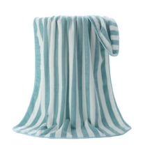 PEIBang Microfiber Bath Towels,Soft Super Absorbent Towels,Stripe Bath Towel for Bathroom