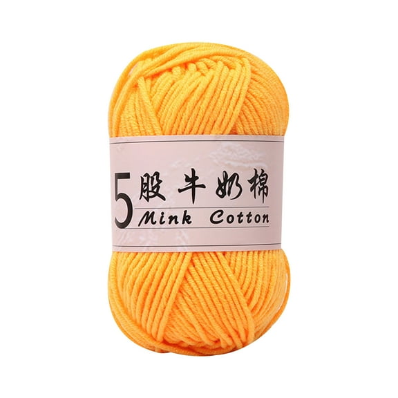PEIBang Milk Cotton Yarn for Crochet,Soft Yarn for Sweaters,Hats,Socks and Blankets
