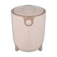 thumbnail image 1 of PEIBang Mini Desk Trash Can with Lid,Tiny Countertop Waste Basket Small Table Top Plastic Covered Garbage Bin for Bedroom,Coffee Bar,Vanity Countertop, 1 of 6