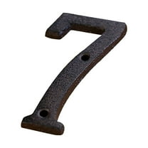 PEIBang Modern Metal House Number,Address Numbers for Home,Black Finish Durable Mailbox Number for Yard and House
