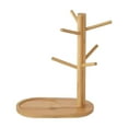 thumbnail image 1 of PEIBang Mug Holder Tree,6 Hooks Coffee Cup Holder for Counter,Wood Coffee Mug Rack Standing for Kitchen Home Organizer, 1 of 6