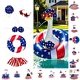 thumbnail image 1 of PEIBang Patriotic Porch Goose Outfit,4th of July Style Goose Outfit Set for Outdoor Garden Party Patio Yard Decoration, 1 of 5