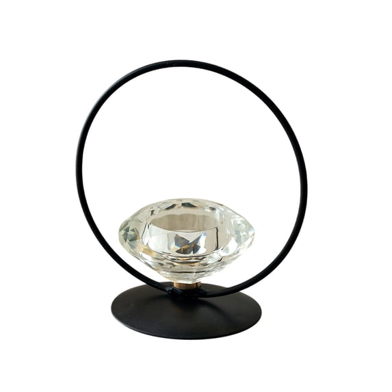 PEIBang Pillar Candle Holder,Black Tea Light Candle Holders,Geometric Tealight Candle Holder Metal Candle Stand Table Centerpiece for Holiday Office Home Decor
