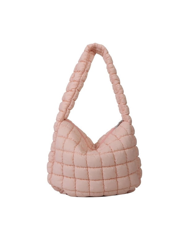 Quilted Tote Bag for Women,Quilted Shoulder Bags,Lightweight Puffy Tote Bag,Padding Cloud Crossbody Bag 2025