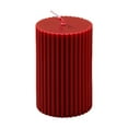 thumbnail image 1 of PEIBang Red Pillar Candles Soy Wax Scented Ribbed Candles,Pillar Candle for Home Dinner Party Wedding Romantic Decoration, 1 of 6
