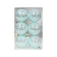 thumbnail image 1 of PEIBang Sky Blue Christmas Balls 6Pcs,2.36in Plastic Ornaments for Tree Decorations, 1 of 6