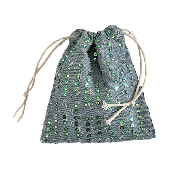 PEIBang Small Easter Drawstring Gift Bags,Reusable Pouch Bag for Easter Holiday Birthday Gift Wrapping Treats and Party Favors