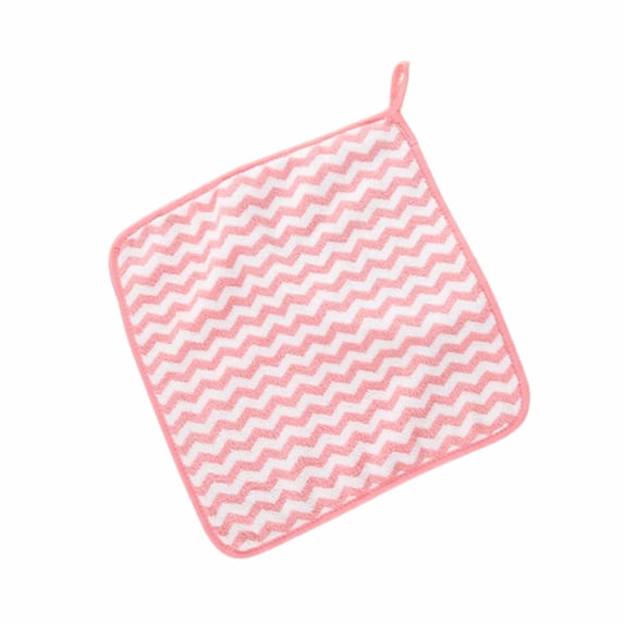 PEIBang Small Hand Towels with Hanging Loops,12x12 Inch Absorbent Soft Hanging Square Hand Towels for Home Kitchen Bathroom
