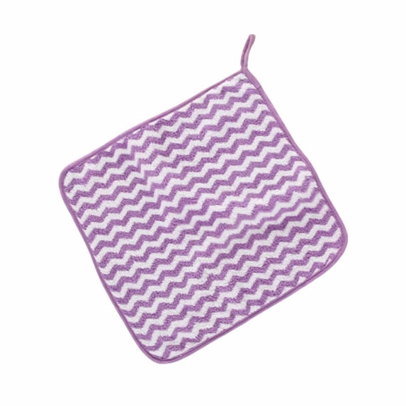 PEIBang Small Hand Towels with Hanging Loops,12x12 Inch Absorbent Soft Hanging Square Hand Towels for Home Kitchen Bathroom