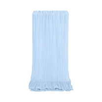 PEIBang Table Runner Cheesecloth,10 Ft Blue Gauze Cheese Cloth,Rustic Sheer Table Runners for Summer Wedding Party Decorations