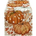 thumbnail image 1 of PEIBang Thanksgiving Pumpkin Table Runner 13x72 Inch,Fall Thanksgiving Harvest Dinning Table Decoration for Indoor Outdoor Home Party Decor, 1 of 9