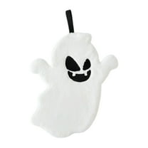 PEIBang Thickened Cute Ghost Hand Towel 9.45x7.68x1.97 in Soft Absorbent Hanging Towel for Halloween Bathroom Kitchen Decor