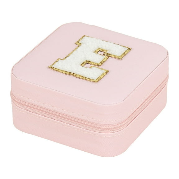 PEIBang Travel Jewelry Case,Small Jewelry Box,Monogrammed Jewelry Box,Mini Travel Essentials Gifts for Birthday