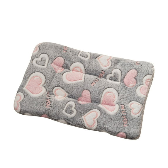 PEIBang Ultra Soft Dog Cat Bed Mat with Cute Prints,Dog Crate Kennel Pad Cozy Washable Thickened Pet Bed Mat