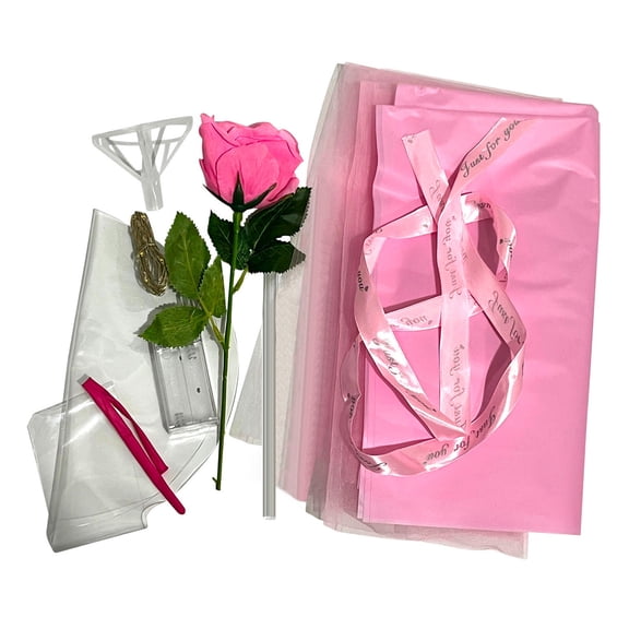 PEIBang Valentine's Day LED Luminous Balloon Bouquet,Romantic Rose Bouquet Balloon for Valentine's Day Wedding Anniversary Birthday Party Supplies