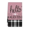 thumbnail image 1 of PEIBang Valentines Day Kitchen Towels,Pink Valentine Dish Towels with Love Heart Patterns,Valentine Hand Towels for Indoor Home Kitchen Decor, 1 of 6